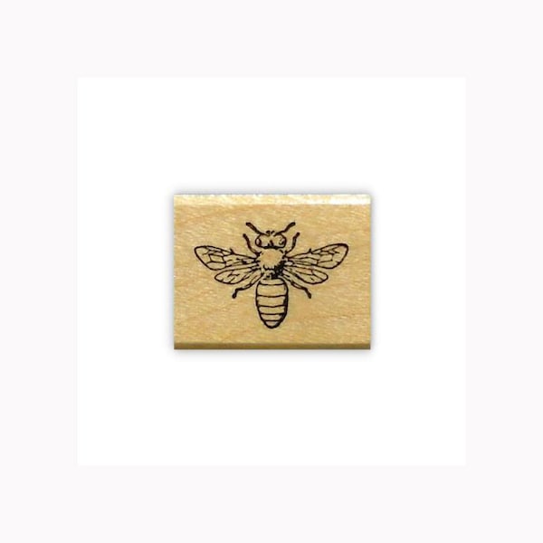 Honey Bee Mounted bug rubber stamp, summer, bug, bullet journal, planner, mail art, Sweet Grass Stamps - #9