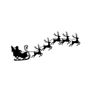 Le traîneau du père Noël et ses rennes démontés pour les vacances de Noël #24