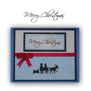 FROHE WEIHNACHTEN unmontiertes Stempelgummi, Weihnachten, Diy Geschenkanhänger & Weihnachtskarten Stempel, Sweet Grass Stempel No.13