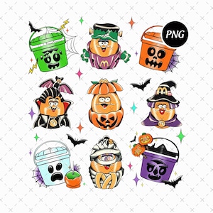 Spooky Nuggets Meal Bucket Png, Halloween Chicken Nuggets Png, Funny Halloween Png, Spooky Season Png, Party Shirt Png, Digital Download