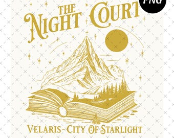 Velaris Night Court PNG, City of Starlight, Fantasy Bookish (Digital Download)