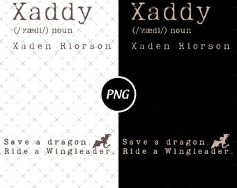 Xaden Riorson, Xaddy PNG, Fourth Wing Digital Art (Digital Download)