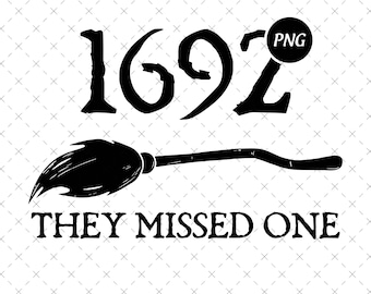 Salem 1692 Bruja Png, Diseño Retro de Camiseta de Halloween (Descarga Digital)