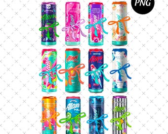 Alani Nu Coquette Bow Energy Drink Png, Gym Girl Design (Digital Download)
