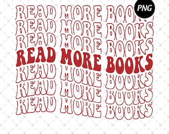 Leggi altri libri PNG, regalo per gli amanti dei libri (download digitale)