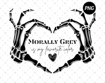 Morally Grey Book Png: Dark Fantasy Sublimation File (Digital Download, 4000x4500 px, 300 DPI)