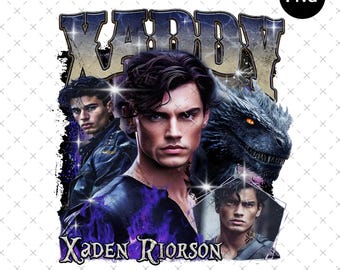 Xaden Riorson PNG, Fourth Wing Dragon Rider, Bookish Digital Download