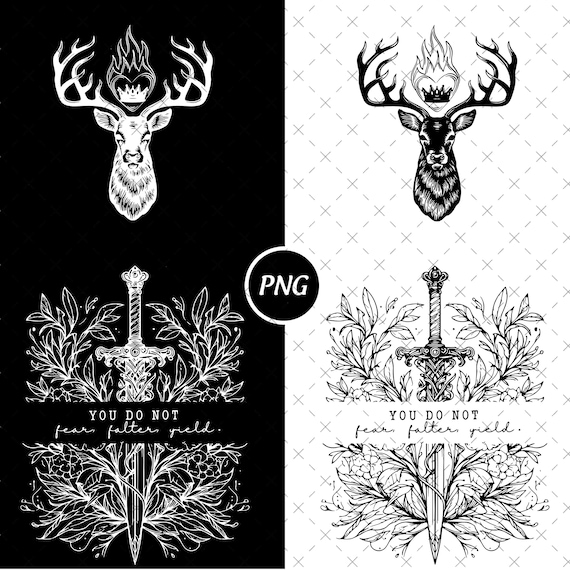 Terrasen Fireheart PNG, Throne of Glass, SJM Fan (Digital Download)