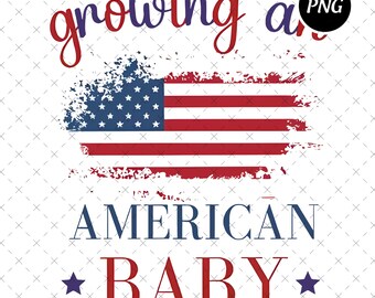 American Baby 4. Juli Schwangerschaftsankündigung PNG (Digital Download)
