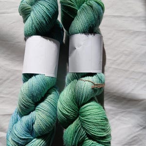 Hand Dyed Yarn | Fingering weight yarn | Yarn | Superwash | Speckled yarn | fingering yarn | Sock Yarn | multi colored | Seafoam