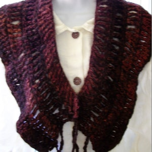 Luxurious Handcrafted Angora Wool Collar: Cozy Crochet Scarf for Winter Warmth & Elegance