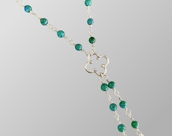 Chrysocolla Lariat