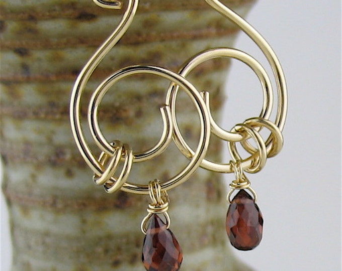 Yellow - Brass Metal Handcrafted Earrings 87