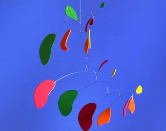 Modern Hanging Mobile Art Kaleidoscope #2 Lightweight Kinetic Sculpture