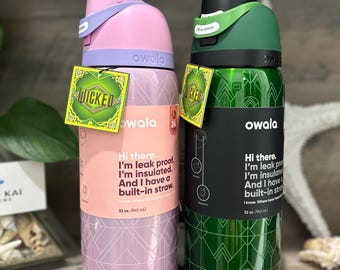 32oz Wicked Owala, includes custom engraving