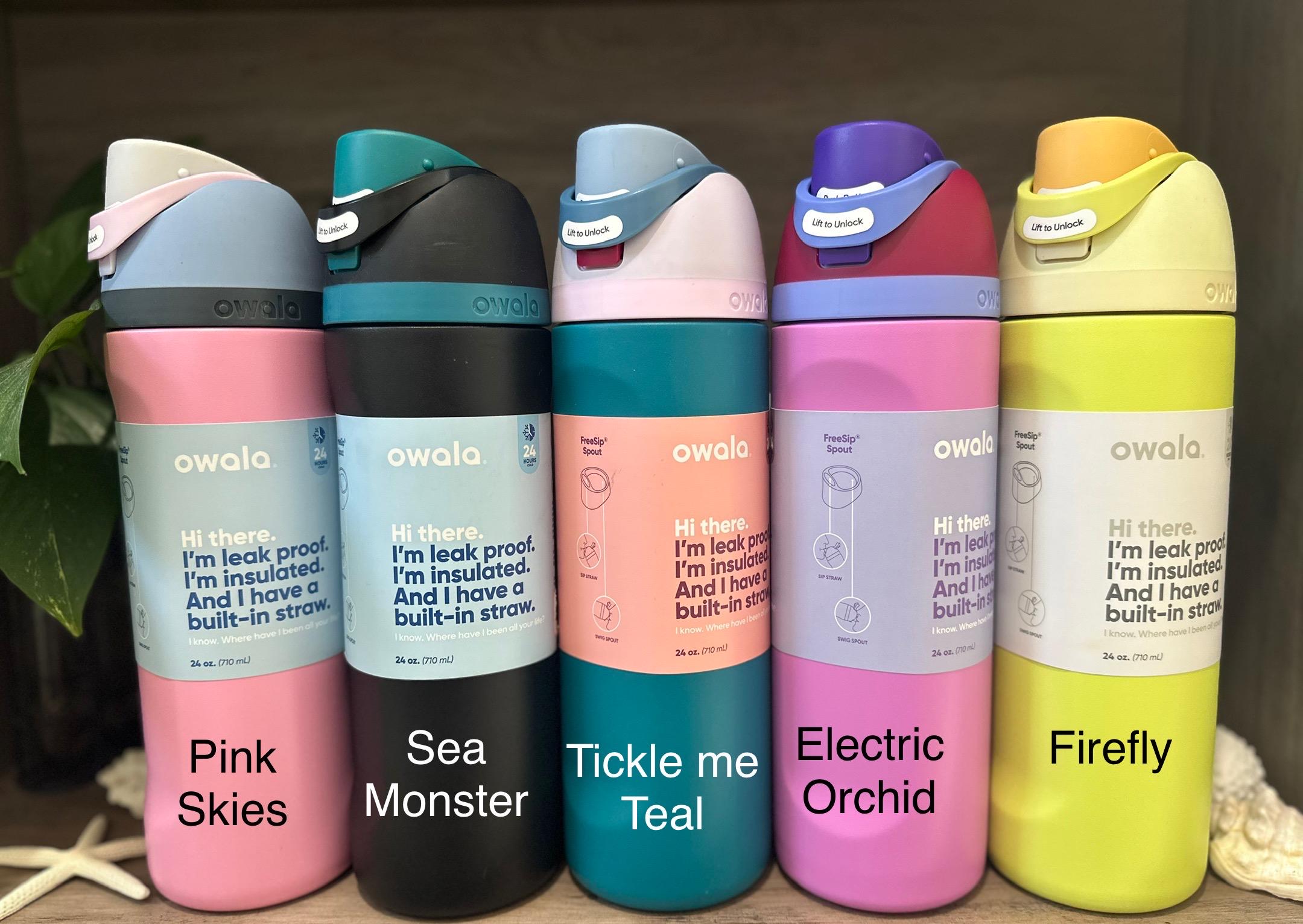 24オンス Owala Freesip ウォーターボトル カスタム刻印入り - Etsy 日本