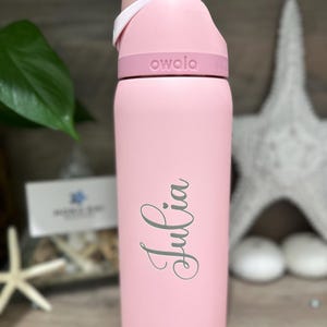 Rose Quartz Owala Water Bottle 32oz: Insulated, Leak-proof - Etsy