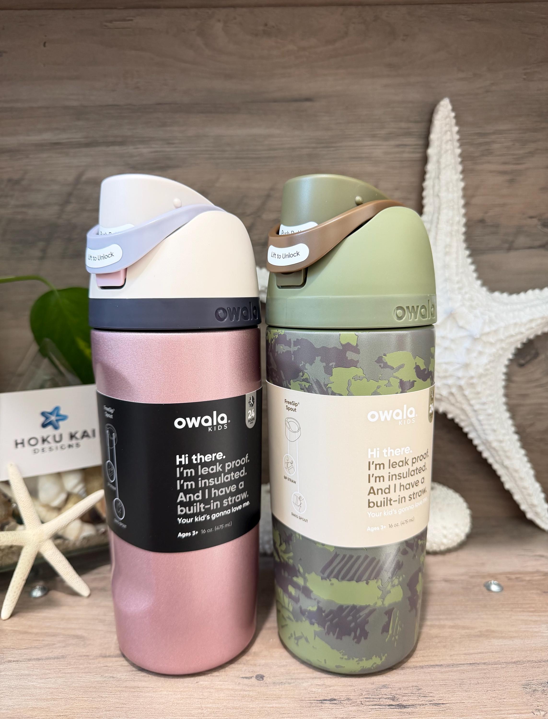Owala FreeSip 子ども用水筒 ストロー内蔵 16オンス キッズ 16オンス Owala Freesip ウォーターボトル カスタム彫刻 - Etsy