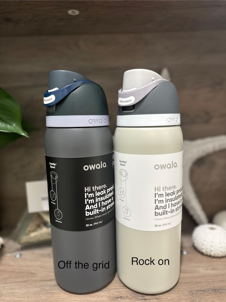 32oz. Owala Freesip Water Bottle Custom Engraved - Etsy