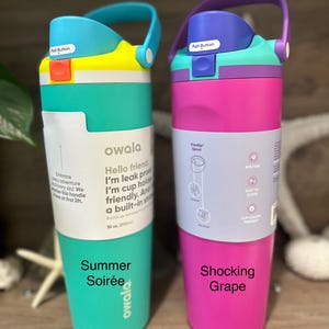 30oz. Owala Sway Water Bottle Custom Engraved