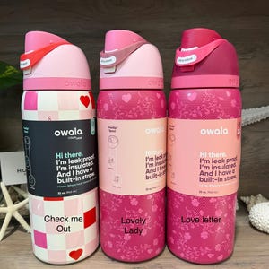 32oz Owala Freesip vattenflaskor - Svåra att hitta och specialbyggda Owalas