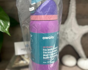 32oz VooDoo Owala - NWT, includes one side custom engraving