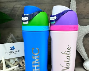 Kids 16oz Owala Freesip Water Bottles Custom Engraving
