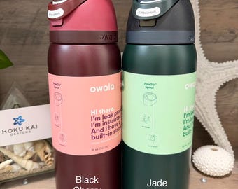 32oz. Owala Freesip Water Bottle Custom Engraved