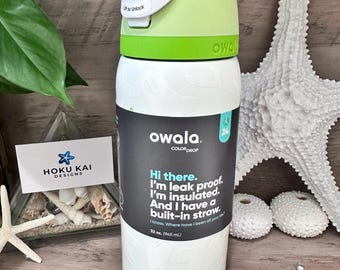 Boo-Yah de 32 oz, gota de color Owala - Nuevo Mundo