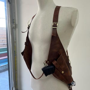 Holsters for 1911,1911 Holsters,1911 Holster,Holsters,Leather over the shoulder sling holster fits tha colt model 1911