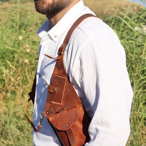 leather holster bag, holster bag, travel bag, shoulder bag