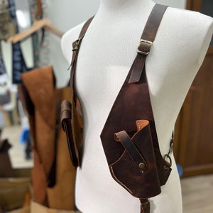 Holsters for 1911,1911 Holsters,1911 Holster,Holsters,Leather over the shoulder sling holster fits tha colt model 1911