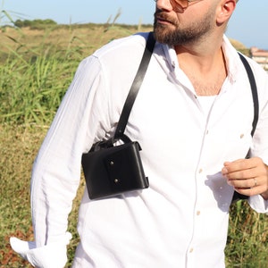 leather holster bag, holster bag, travel bag, shoulder bag