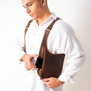 leather holster bag, holster bag, travel bag, shoulder bag