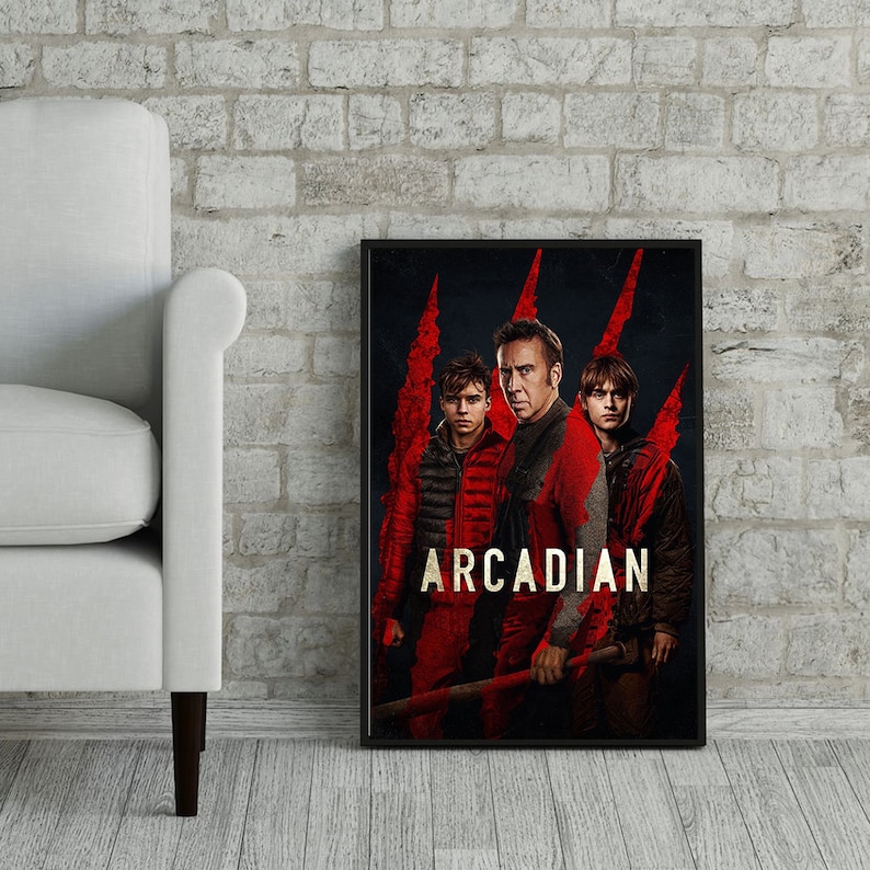 Arcadian 2024 Movie Poster, Space Decoration, Canvas Print, Movie Art