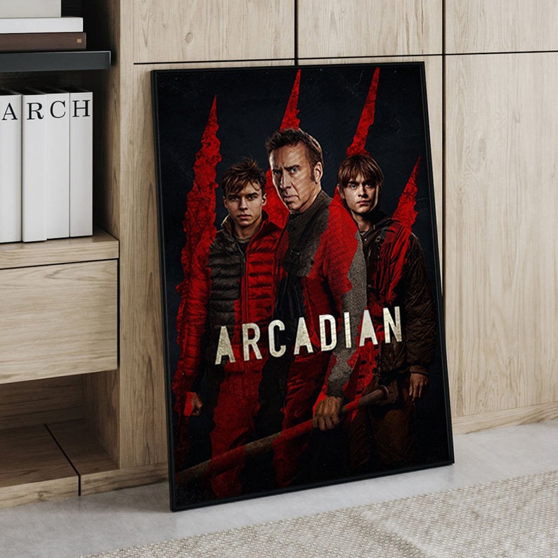 Arcadian 2024 Movie Poster, Space Decoration, Canvas Print, Movie Art