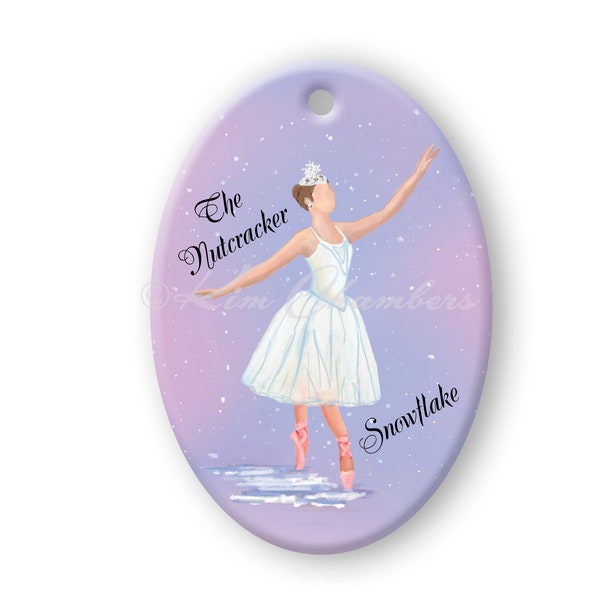 Oval christmas ornaments