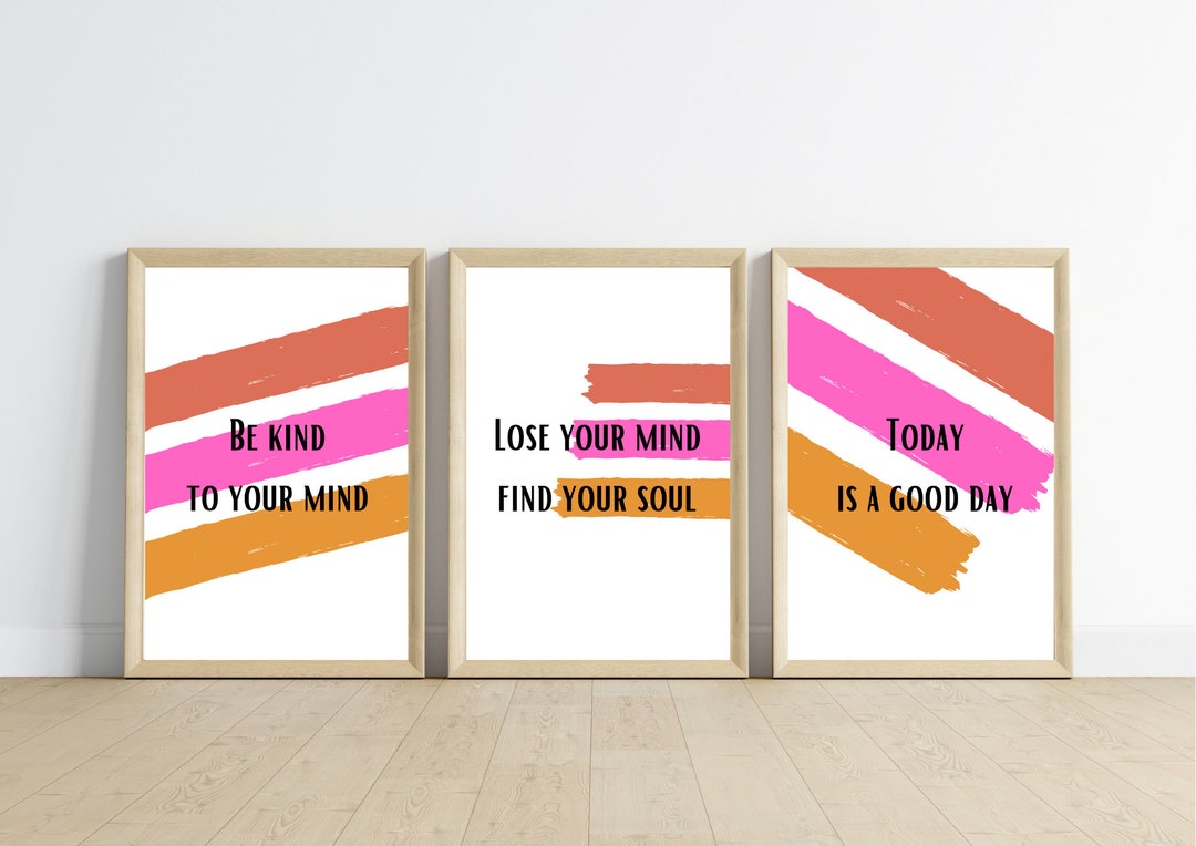 Poster With A Message Posters to Print With Positive Messages 3 Posters Poster in Digital ...