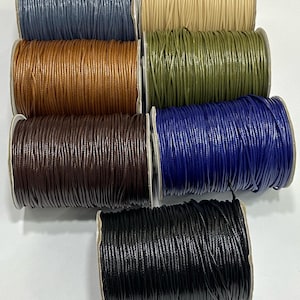Faux Leather Cord – 2mm Thick – 5 Meters – Jewelry Making Cord, Bracelet String