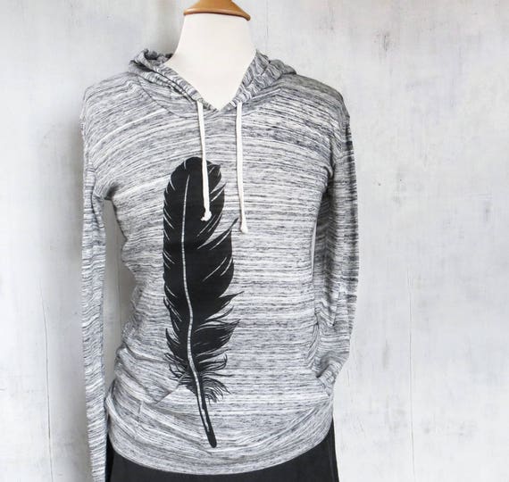 black lightweight hoodie women's