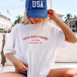 Truth Over Tyranny Shirt, I Stand With Harvard Shirt, Hands Off Harvard Shirt, Harvard Resistance Shirt, Anti Trump Shirt, Educational Right
