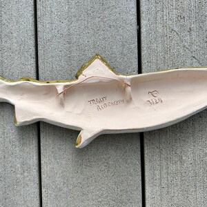 Ceramic trout wall hanging image 6