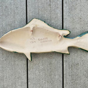 Ceramic fish, snapper image 6