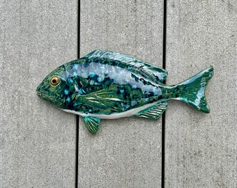 Ceramic fish, scup