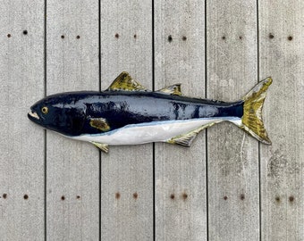 Ceramic fish, bluefish