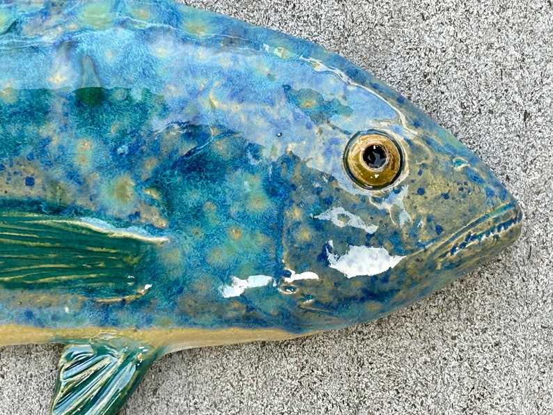 Ceramic fish, snapper image 3