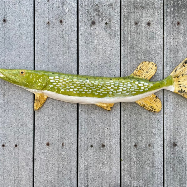 Ceramic fish, northern pike