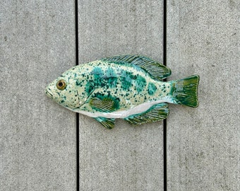 Ceramic fish, rock bass