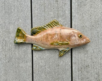 Ceramic fish, snapper