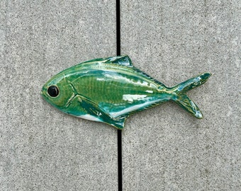 Butterfish ceramic wall hanging